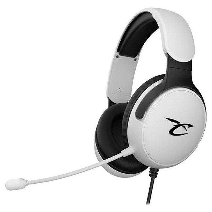 Casque gaming - SUBSONIC - Astra - Haut-parleurs 40 mm - Micro ajustable - Multi-plateformes Blanc et Noir