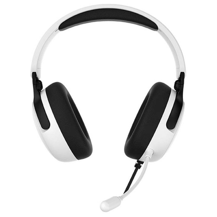 Casque gaming - SUBSONIC - Astra - Haut-parleurs 40 mm - Micro ajustable - Multi-plateformes Blanc et Noir