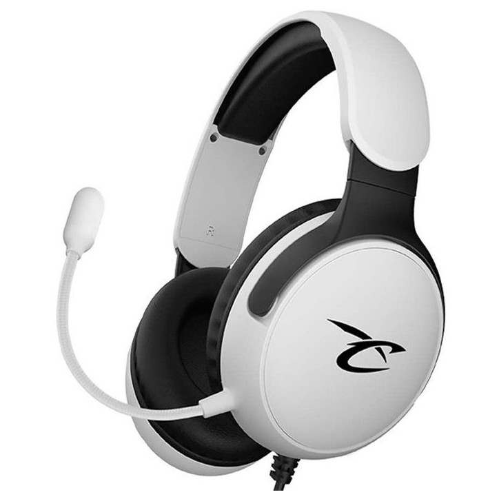 Casque gaming - SUBSONIC - Astra - Haut-parleurs 40 mm - Micro ajustable - Multi-plateformes Blanc et Noir
