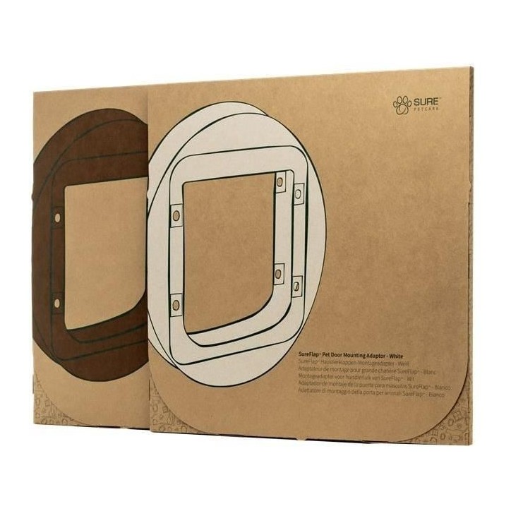 SUREFLAP Adaptateur de montage grand modele (blanc) SUREFLAP Adaptateur de montage grand modele (blanc)