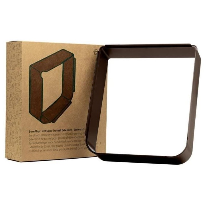 SUREFLAP Extension de tunnel grande chatiere SureFlap - Pack individuel (marron)