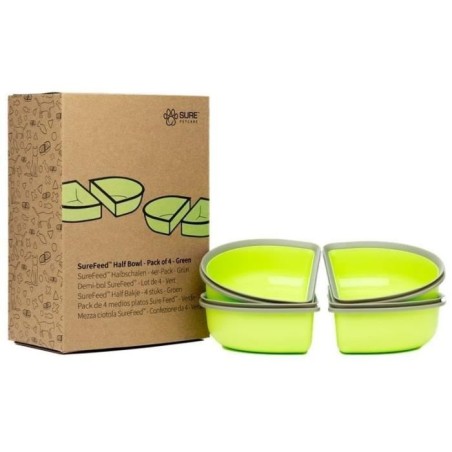 SUREFEED Demi-bol SureFeed - Lot de 4 (vert)