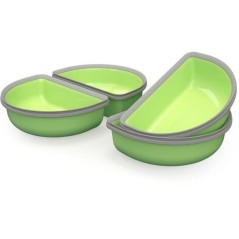 SUREFEED Demi-bol SureFeed - Lot de 4 (vert)