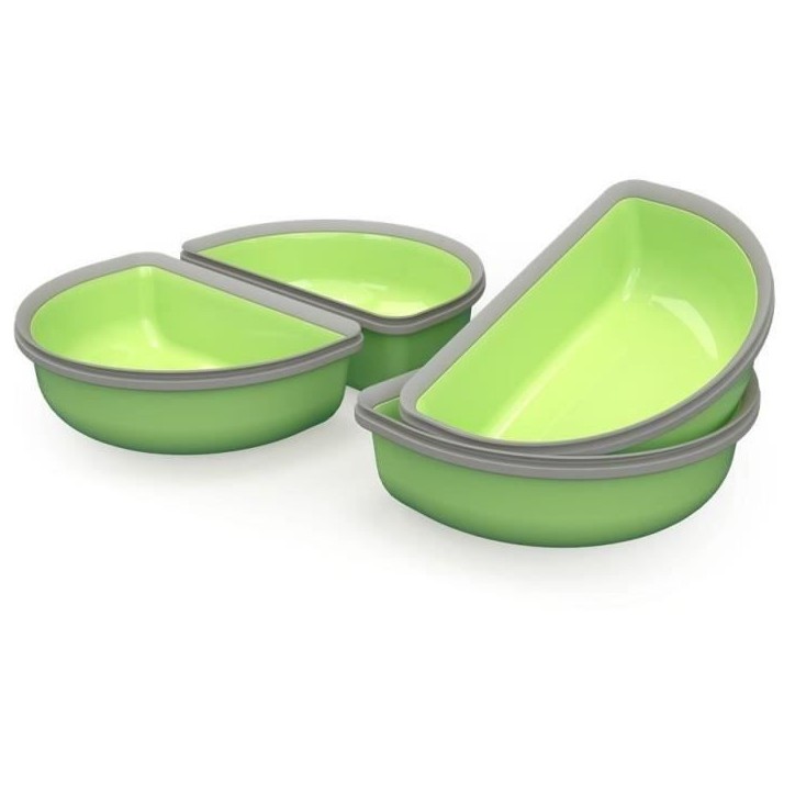 SUREFEED Demi-bol SureFeed - Lot de 4 (vert)