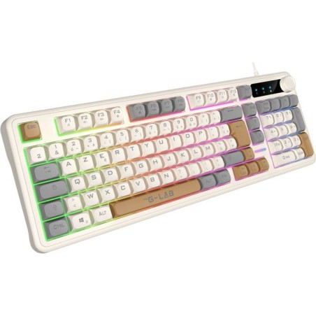 Clavier gamer membrane - Touches silencieuses - THE G-LAB - KEYZ CAESI