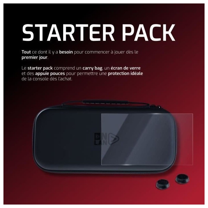 Pack de démarrage - ONLAN - Nintendo Switch 2 - Sacoche noire + Protection d'écran + Thumbsticks Pack de démarrage - ONLAN - Nintendo Switch 2 - Sacoche noire + Protection d'écran + Thumbsticks