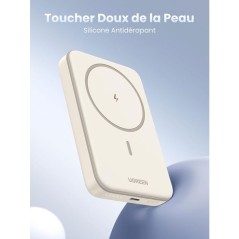 Batterie externe - UGREEN - 10,000 mAh - MagSafe - 20W - Creme