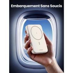 Batterie externe - UGREEN - 10,000 mAh - MagSafe - 20W - Creme