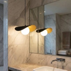 Suspension lustre D BY M.RED Black White - Noir et blanc - Design décoratif - Style moderne