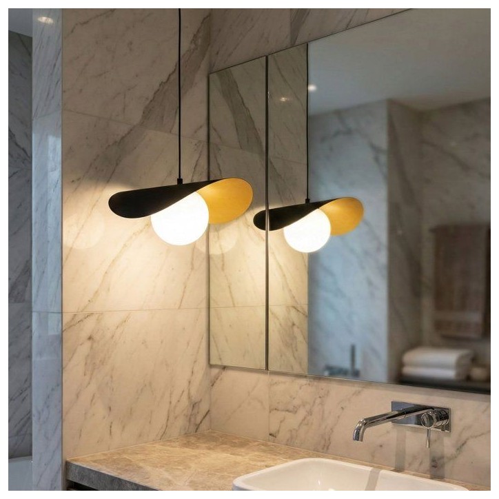 Suspension lustre D BY M.RED Black White - Noir et blanc - Design décoratif - Style moderne