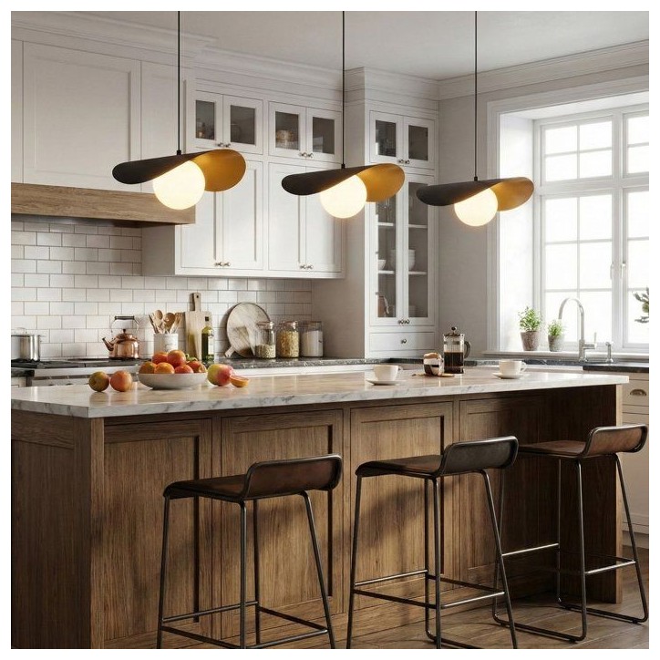 Suspension lustre D BY M.RED Black White - Noir et blanc - Design décoratif - Style moderne