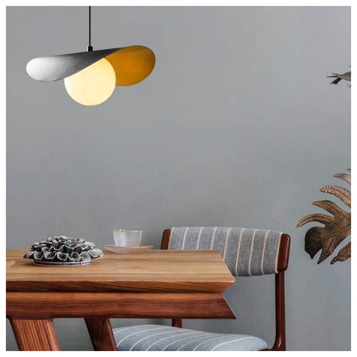 Suspension lustre D BY M.RED Black White - Noir et blanc - Design décoratif - Style moderne