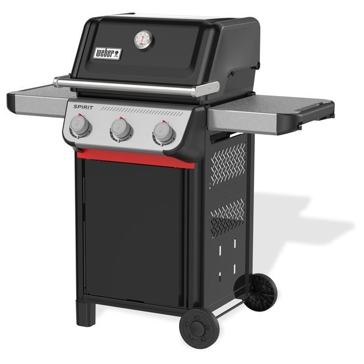 Barbecue a gaz - Weber - Spirit E-310 - 3 brûleurs en acier inoxydable - 7kW - Thermometre - Noir Barbecue a gaz - Weber - Spirit E-310 - 3 brûleurs en acier inoxydable - 7kW - Thermometre - Noir
