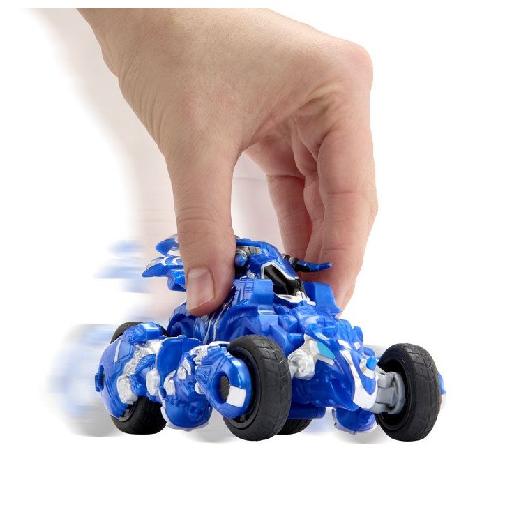 Armorsaurs - Evolver Cobalt - Figurine 2 en 1 - Bleu - Conversion Dinosaure / Véhicule - Des 6 ans