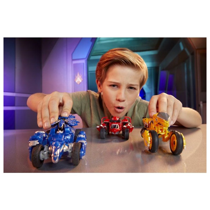 Armorsaurs - Evolver Cobalt - Figurine 2 en 1 - Bleu - Conversion Dinosaure / Véhicule - Des 6 ans
