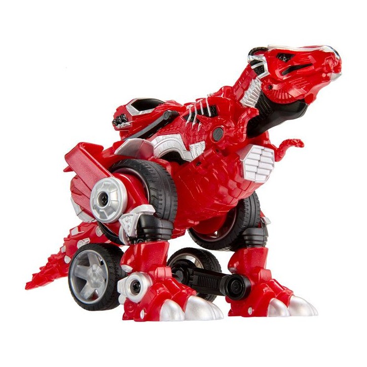Armorsaurs - Evolver Ajax - Figurine 2 en 1 - Rouge - Conversion Dinosaure / Véhicule - Des 6 ans
