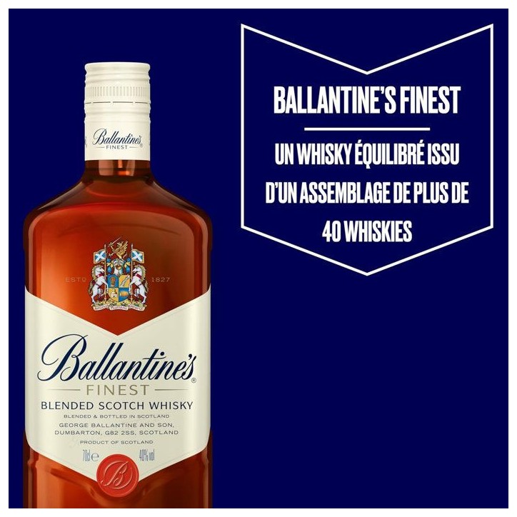 Ballantine's - Finest - Blended Scotch Whisky - 40,0 % Vol. - 1L