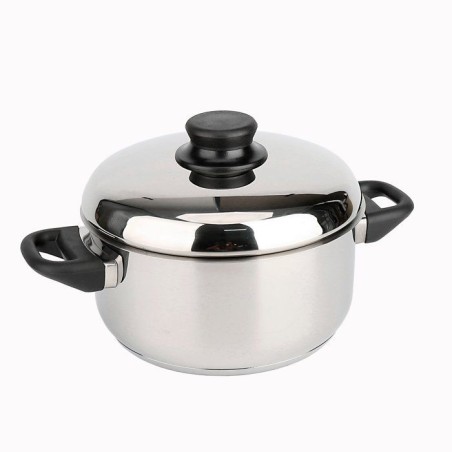 Faitout - BAUMALU - Primo 20 - Inox - Avec couvercle - Polyvalent