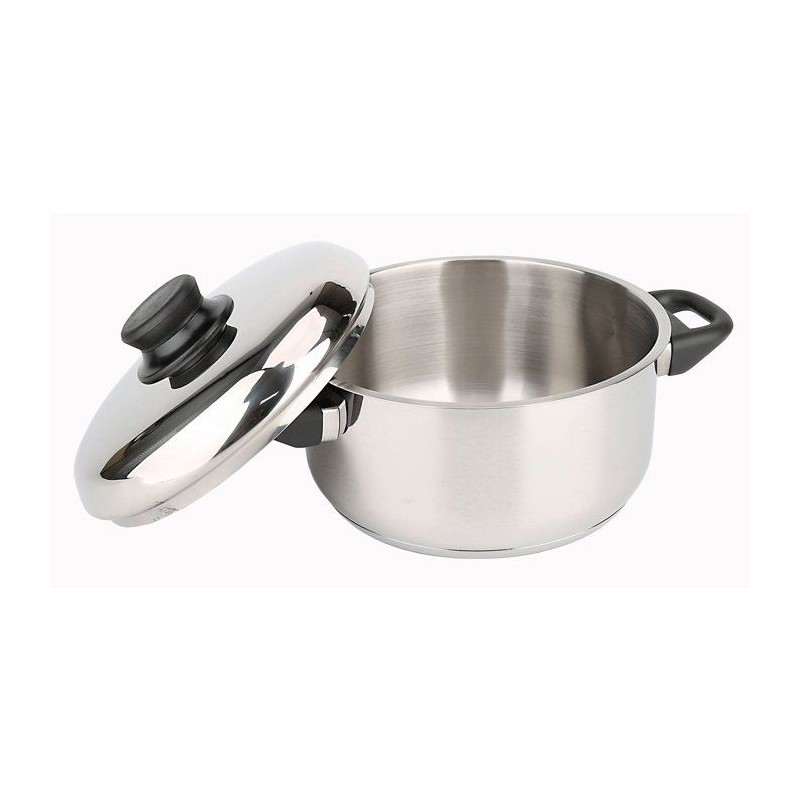 Faitout - BAUMALU - Primo 24 - Inox - Avec couvercle - Grande capacit