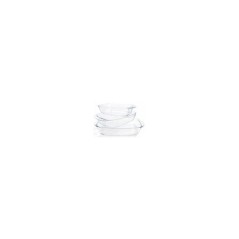 Service de plats pour four - DURALEX - Ovenchef Transparent - 3 plats