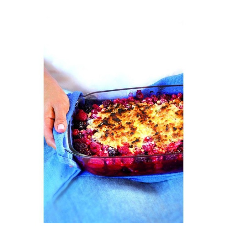 Service de plats pour four - DURALEX - Ovenchef Transparent - 3 plats rectangulaires - Verre résistant a la chaleur