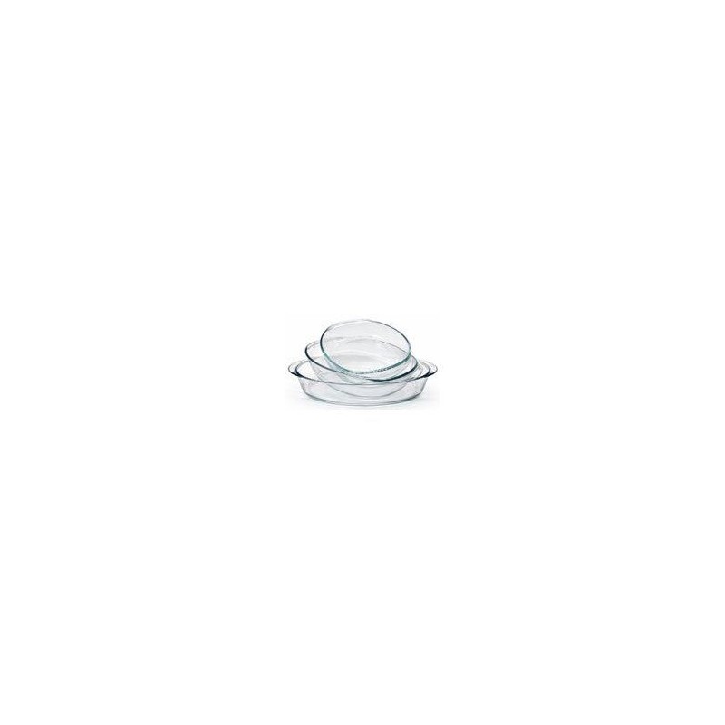 Service de plats pour four - DURALEX - Ovenchef Transparent - 3 plats