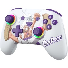 Manette sans fil - Nintendo Switch / Switch OLED / Switch 2 - One Piece Luffy Gear 5 - Bluetooth - Blanc - SUBSONIC