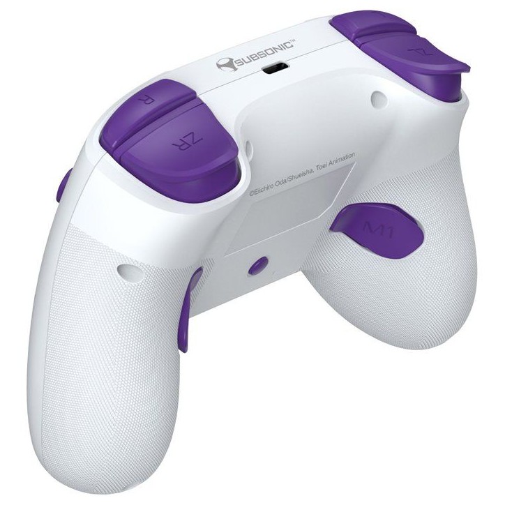 Manette sans fil - Nintendo Switch / Switch OLED / Switch 2 - One Piece Luffy Gear 5 - Bluetooth - Blanc - SUBSONIC