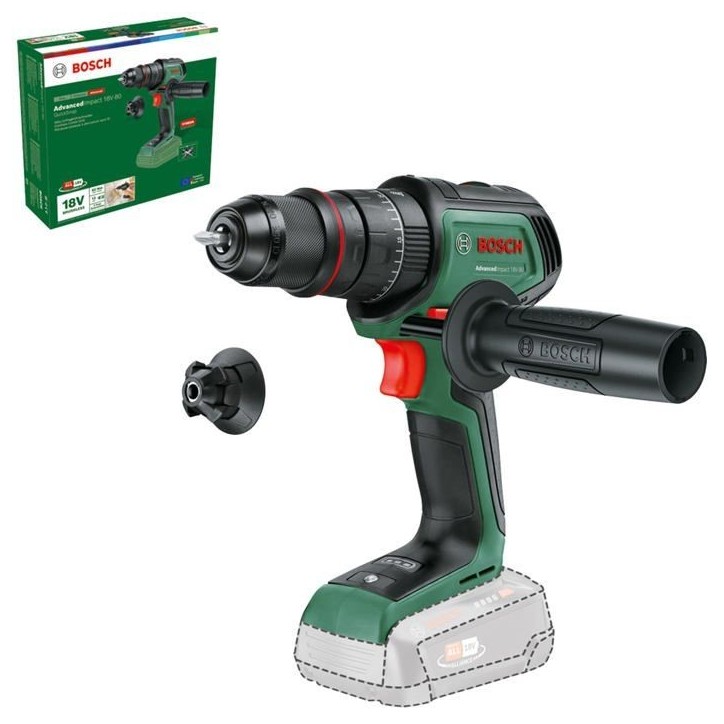 Perceuse Visseuse AdvancedImpact 18V-80 Quicksnap (seul)