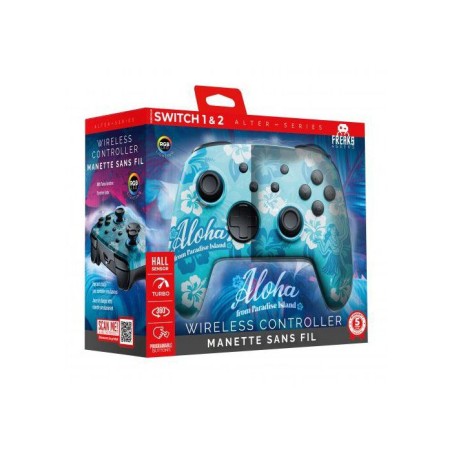 Manette Switch 1&2/PC - Sans-fil - RGB - Aloha
