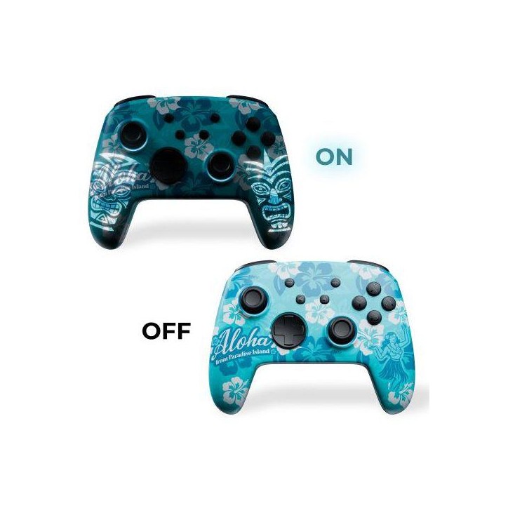 Manette Switch 1&2/PC - Sans-fil - RGB - Aloha Manette Switch 1&2/PC - Sans-fil - RGB - Aloha