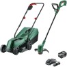 Bosch Pack 18V Tondeuse EasyMower + coupe-bordures EasyGrassCut + x1 B
