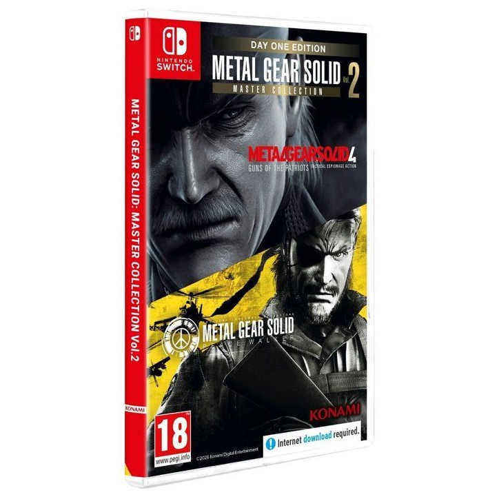 Metal Gear Solid Master Collection Vol. 2 - Day One Edition - Jeu Nintendo Switch Metal Gear Solid Master Collection Vol. 2 - Day One Edition - Jeu Nintendo Switch