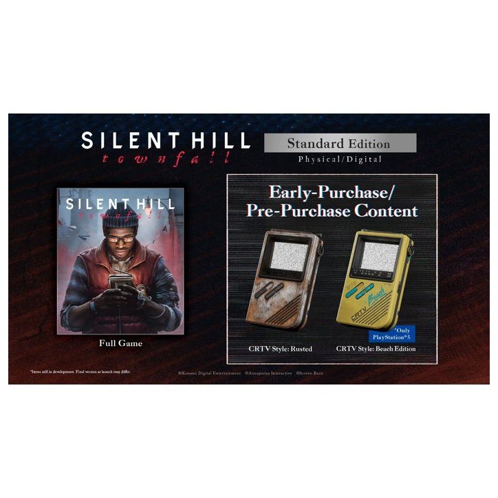 Silent Hill Townfall Day One Edition - Jeu PS5 Silent Hill Townfall Day One Edition - Jeu PS5