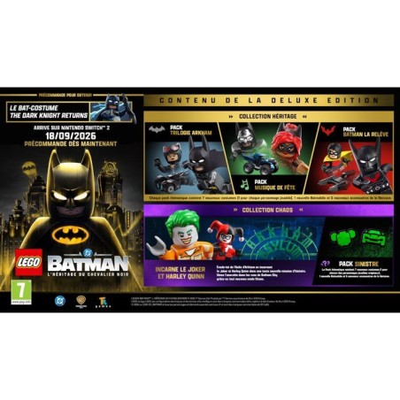 LEGO Batman: L'Héritage du Chevalier Noir - Édition Deluxe • Jeu Nintendo Switch 2