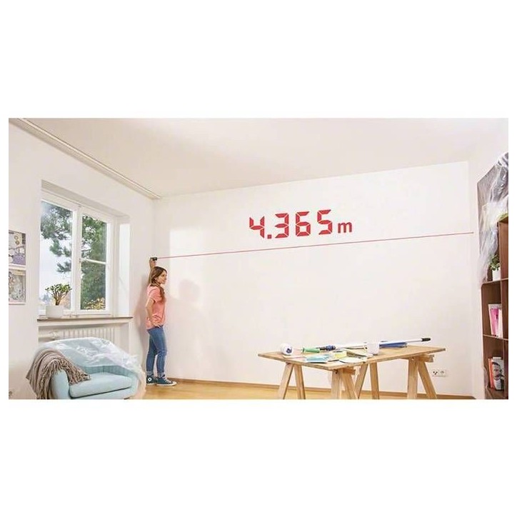 Bosch Télémetre laser numérique EasyDistance 20 (distance de mesure jusqu'a 20m)