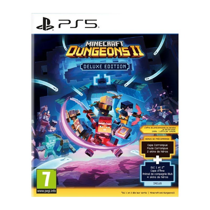 Minecraft Dungeons 2 Deluxe Edition - Jeu PS5