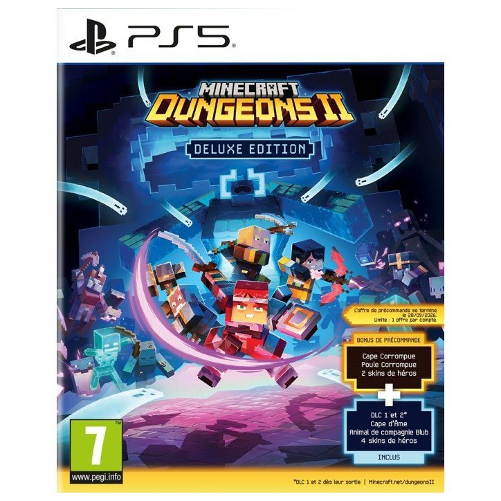 Minecraft Dungeons 2 Deluxe Edition - Jeu PS5 Minecraft Dungeons 2 Deluxe Edition - Jeu PS5