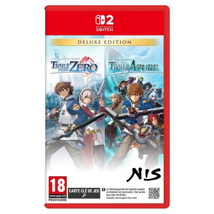 The Legends of Heroes: Trails from Zero + Trails to Azure - Édition Deluxe • Jeu Nintendo Switch 2 The Legends of Heroes: Trails from Zero + Trails to Azure - Édition Deluxe • Jeu Nintendo Switch 2