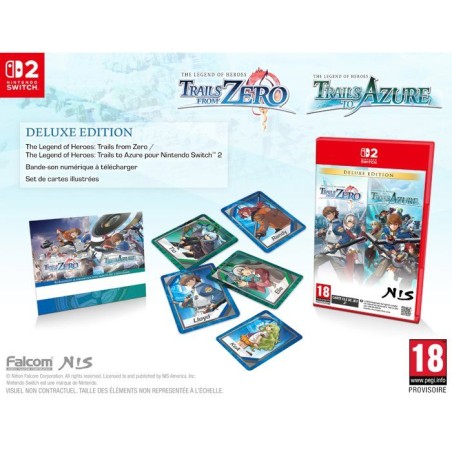 The Legends of Heroes: Trails from Zero + Trails to Azure - Édition Deluxe • Jeu Nintendo Switch 2