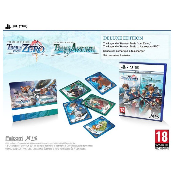 The Legends of Heroes: Trails from Zero + Trails to Azure Deluxe Edition – Jeu PS5 The Legends of Heroes: Trails from Zero + Trails to Azure Deluxe Edition – Jeu PS5