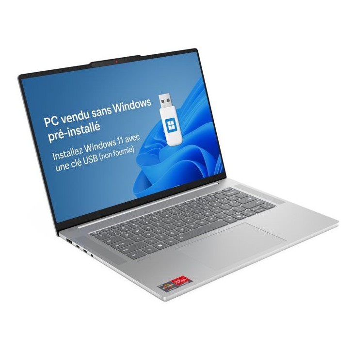 PC portable LENOVO IdeaPad Slim 5 15ARP10 - Sans Windows - 15,1 WUXGA OLED - Ryzen 7 7735HS - RAM 32 Go - SSD 1 To - AZERTY