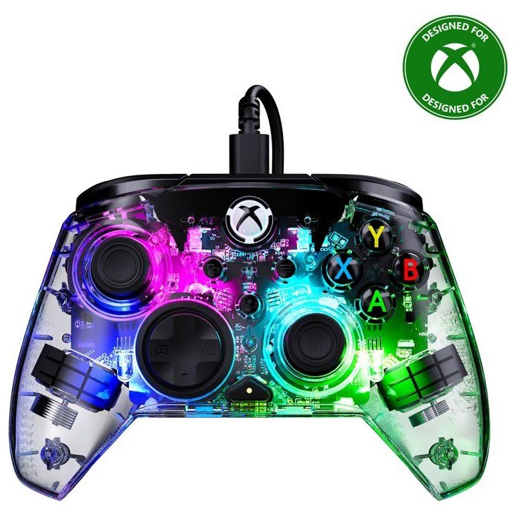 Manette de jeu - Xbox - Afterglow - Filaire - Transparente - Compatible PC Manette de jeu - Xbox - Afterglow - Filaire - Transparente - Compatible PC