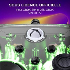 Manette de jeu - Xbox - Afterglow - Filaire - Transparente - Compatibl