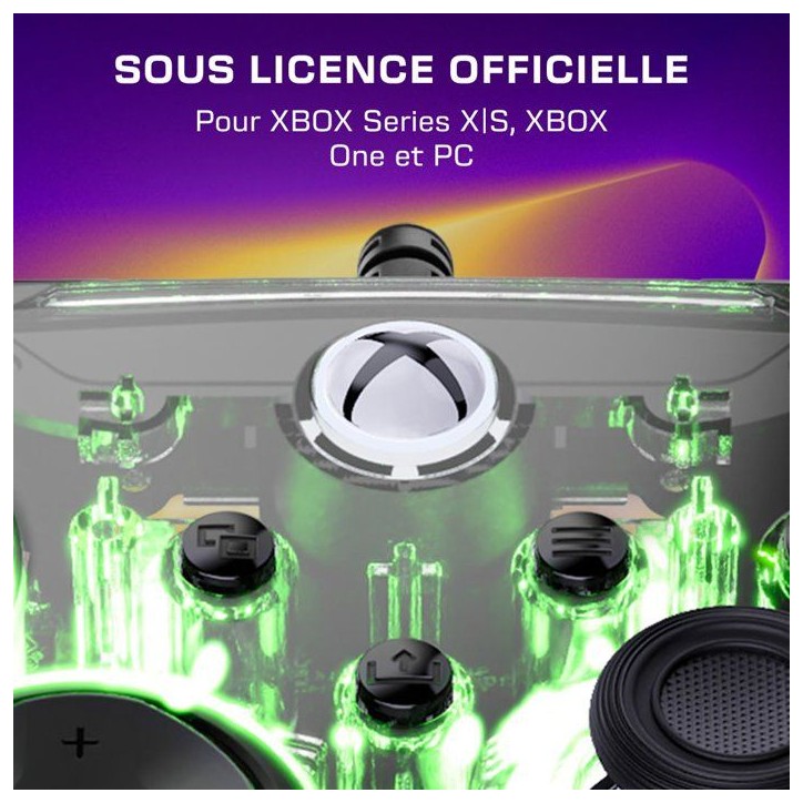 Manette de jeu - Xbox - Afterglow - Filaire - Transparente - Compatible PC Manette de jeu - Xbox - Afterglow - Filaire - Transparente - Compatible PC
