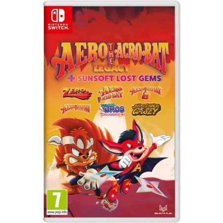 Aero The Acro-Bat Legacy + Sunsoft Lost Gems - Jeu SWITCH