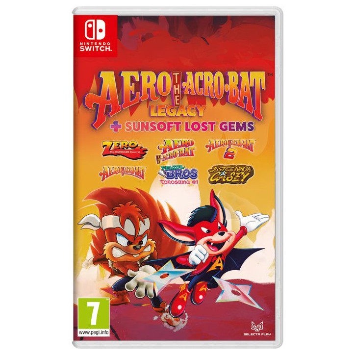 Aero The Acro-Bat Legacy + Sunsoft Lost Gems - Jeu SWITCH Aero The Acro-Bat Legacy + Sunsoft Lost Gems - Jeu SWITCH