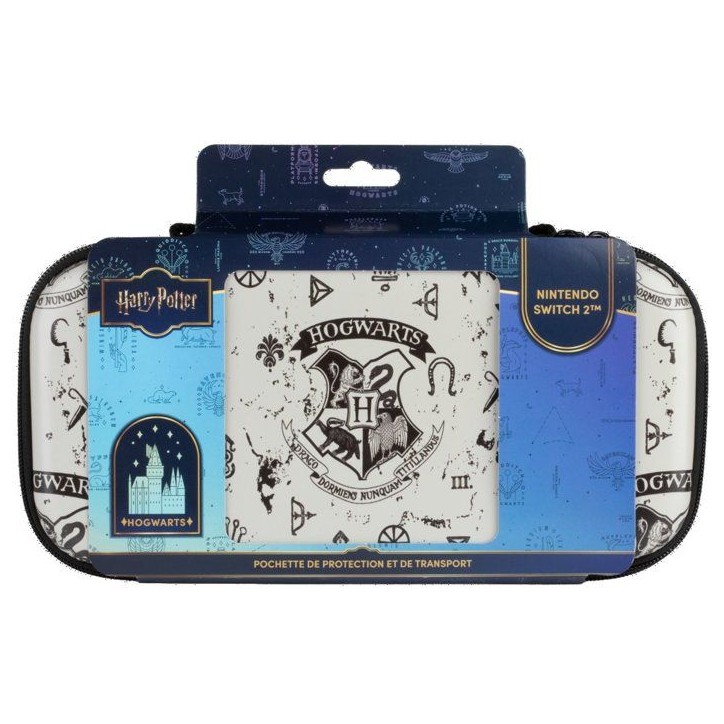 Housse de protection - CERDA LIFE'S LITTLE MOMENTS - Harry Potter Poudlard beige - Rangement 8 jeux - Nintendo Switch 2