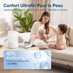 Humidificateur d'air - Levoit - Dual 150 Ultrasonic - Réservoir 3 L -