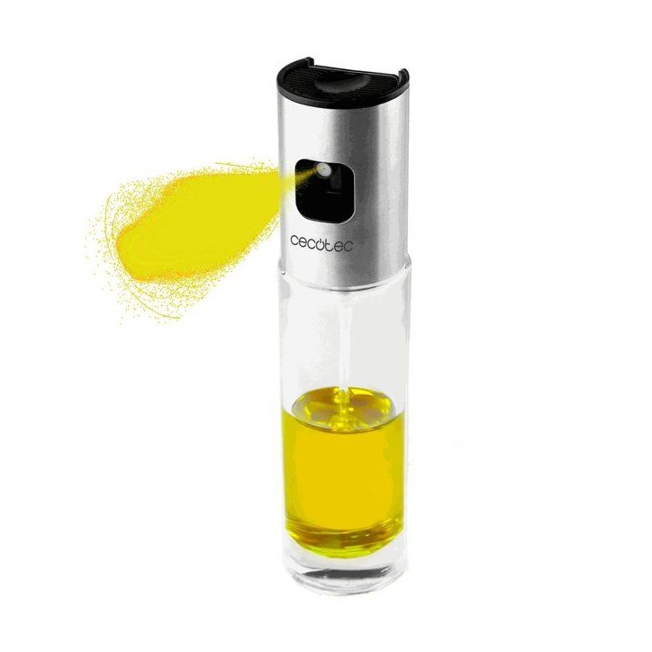 Pulvérisateur d'huile - CECOTEC - Polka OilSpray 1000 Cecofry - Verre transparent - Acier inoxydable 304